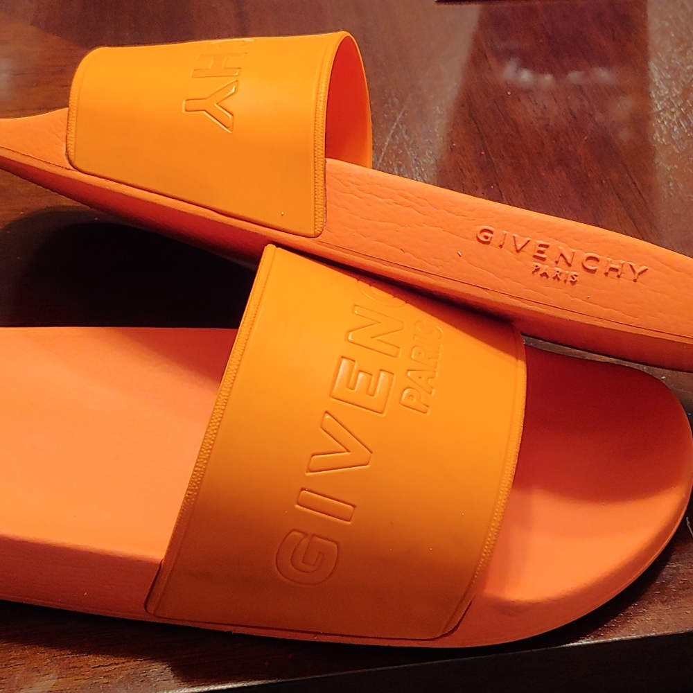 Men's Givenchi Orange Slides
